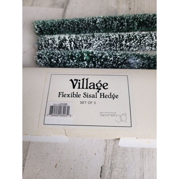 Dept 56 52596 Flexible Sisal hedge village accessory xmas - Picture 7 of 7